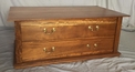 Beautiful coffee table built with Greek Olive wood and oil finish.